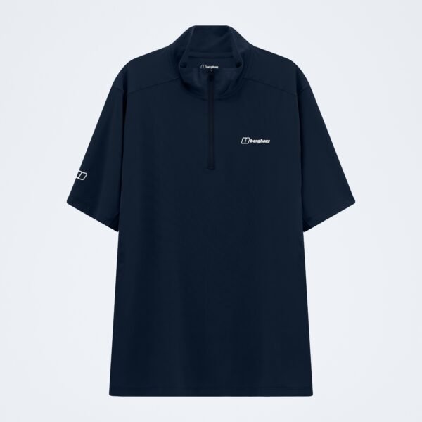 Men's Bowburn Half Zip Tech Tee - Black