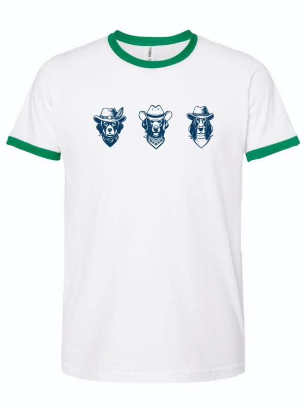 Cowboy Dogs Ringer T-Shirt