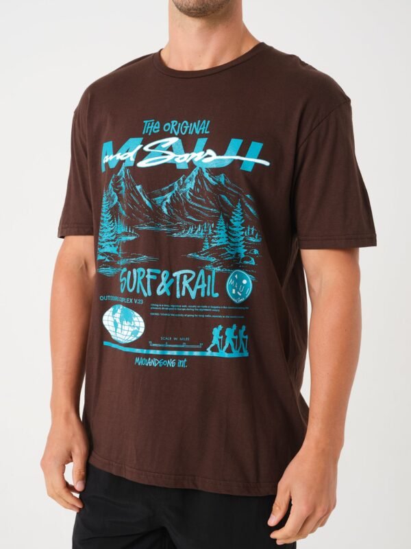 Outdoors T-Shirt in Dark Chocolate