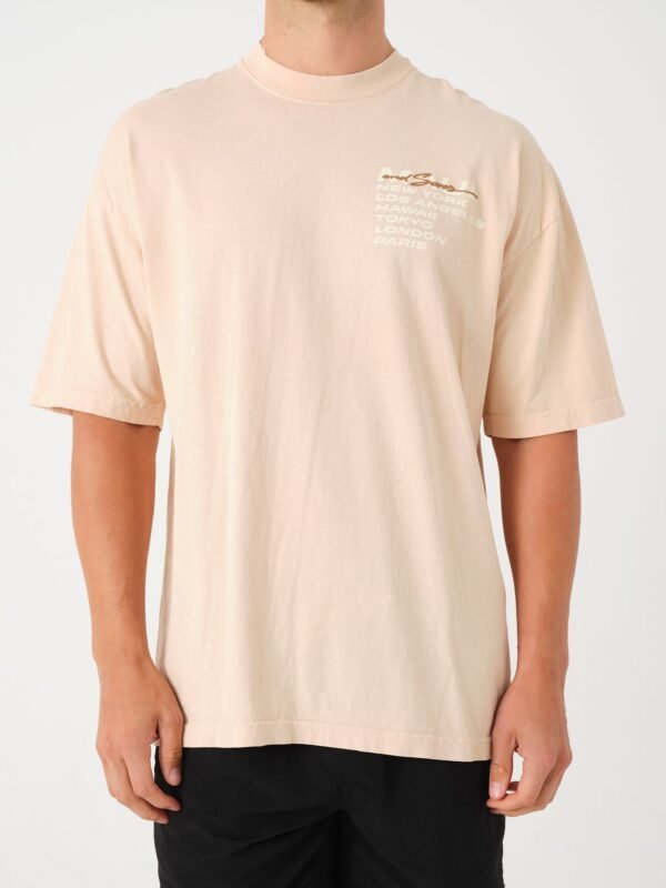 City Wave T-Shirt in Beige